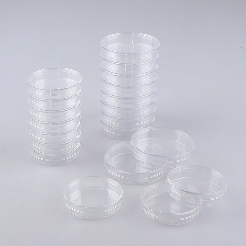10 Pcs 70mm Sterile Polystyrene Petri Dishes