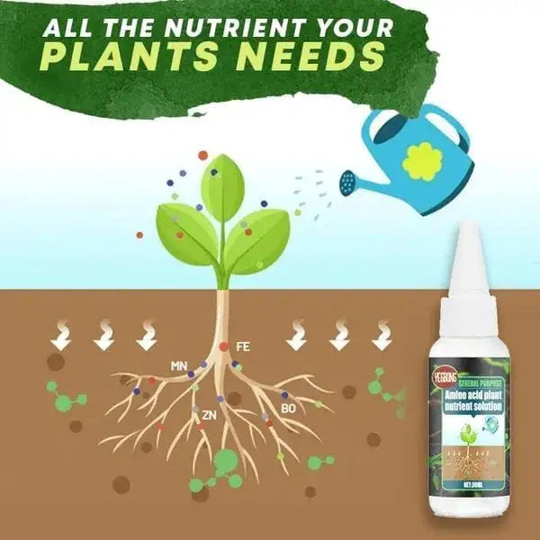 Amino acid plant nutrient solution